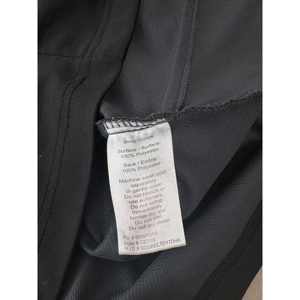 Core365 USA Golf Vest Mens Size XL Black Quarter Zip Windbreaker Outdoor Travel